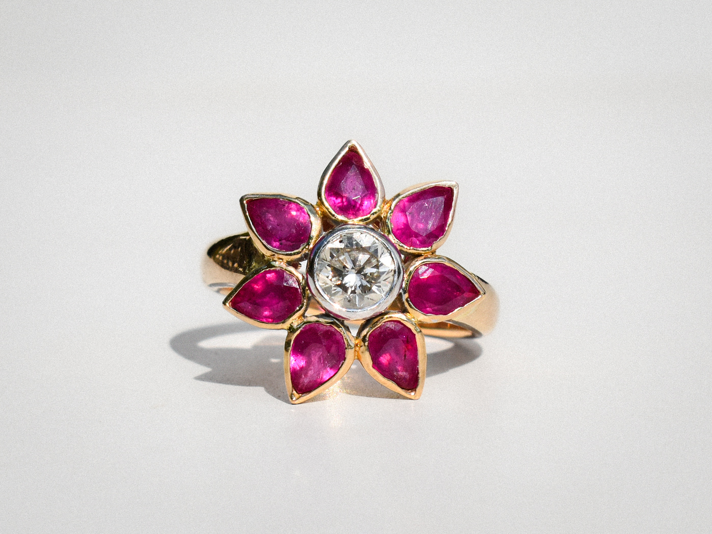 Flower Enagagement Rings